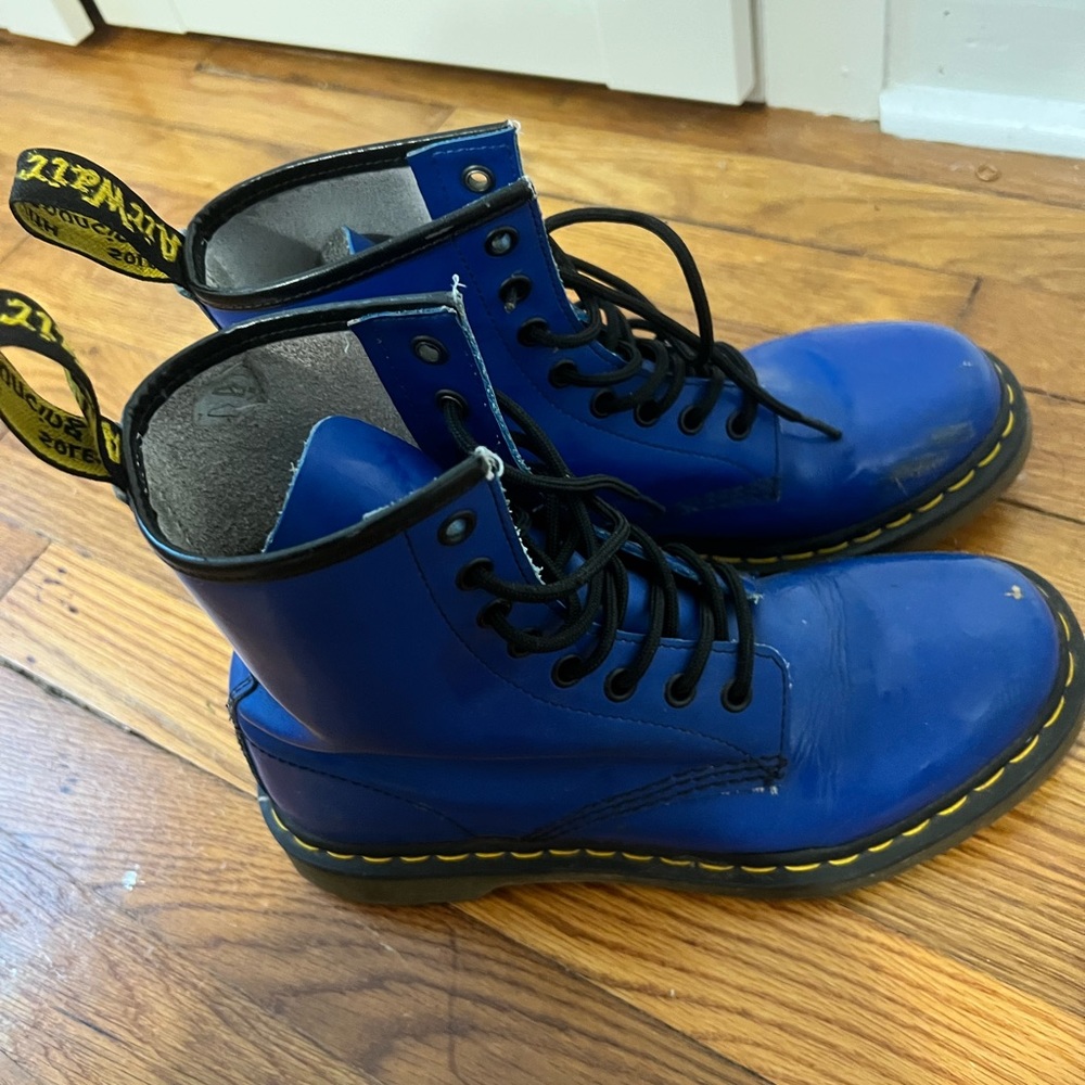Blue Doc Martens